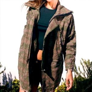 Tribe Kelley frayed cargo jacket in earth tones